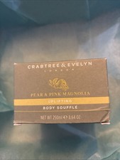 Crabtree Evelyn Pear Pink Magnolia Body Souffl 8.65 Fl Oz USA Made