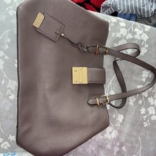 Carvela Handbag Mink Colour with Popper Sides Excellent Condition