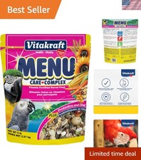 Menu Parrot Food - Vitamin-Fortified - Macaw, Amazon, Conure, and Parrot Foo...