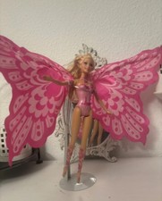 Mattel Barbie Fairytopia Mermaidia Fairy To Mermaid Elina Doll Butterfly Wings