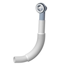 Sink Overflow Pipe with Round Interface Compatible with Various Sink Designs