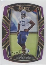 2020 Panini Select Club Level Purple Prizm Die-Cut Isaiah Wilson #291 0lt3