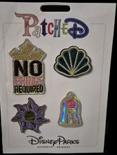 Disney Parks Iron On Patch - PatcheD featuring Princesses Ariel, Belle  