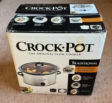 BNIB Crock-Pot The Original Slow Cooker 3.5L 4 Persons Silver / Black  37401BC