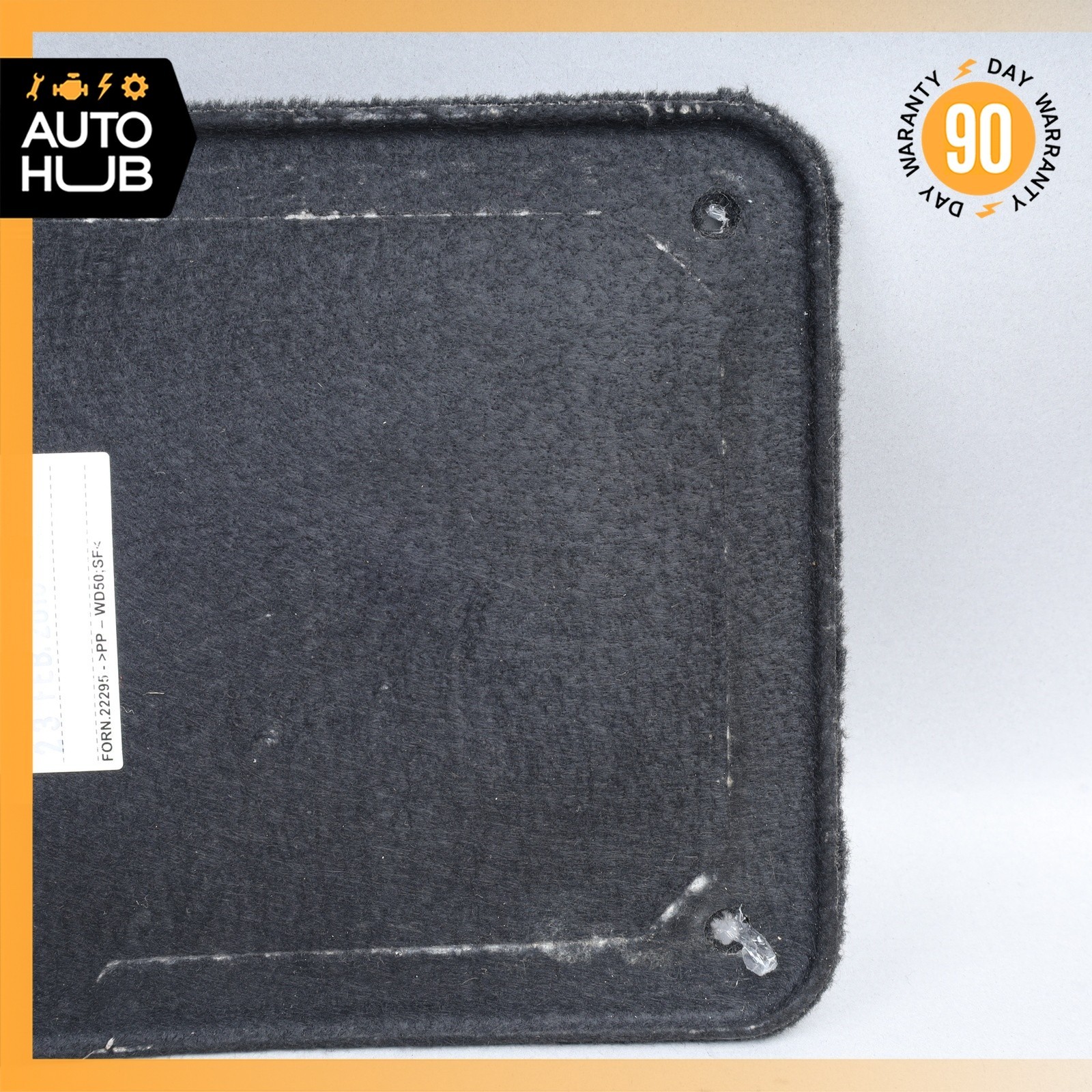 10-19 Maserati GranTurismo M145 Rear Trunk Right Carpet Cover Panel 81574606 OEM