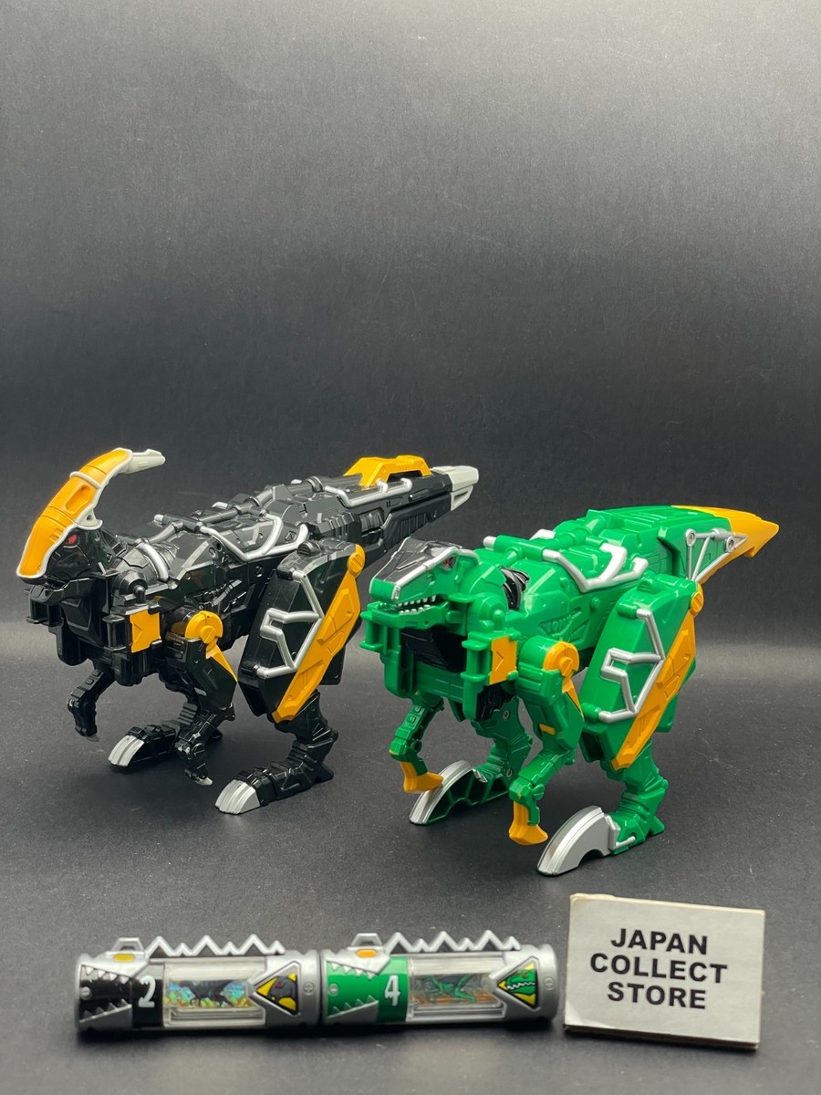 Power Rangers Dino Charge - Para Zord and Raptor Zord with 2 Dino