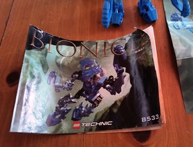 LEGO Technic Bionicle Gali 8533 (2001) Complete Set in Canister w/ Manual