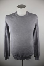 HUGO BOSS Pullover Strick Herren Gr L Man Sweater Casual Vintage Reine Wolle