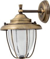 AußEn Lampe Messing Glas Massiv Haus Hof Rostfrei Maritime Wandleuchte