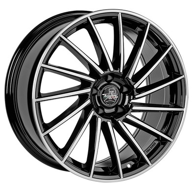 ALUFELGE ARCASTING GOTICA FUR BMW SERIE 1 8.5X20 5X112 BLACK POLISHED QTX