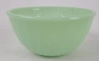Fire-King Jadeite Mixing Bowl Ribbed Design Oven Ware Made In USA