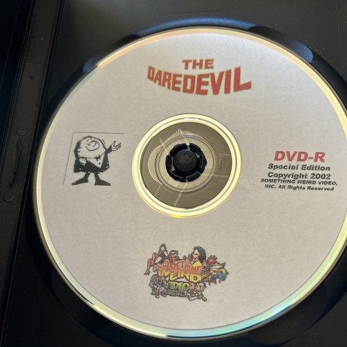 The Daredevil DVD Something Weird Video SWV Rare OOP HTF Cult AGFA Action 1972 - Picture 3 of 4