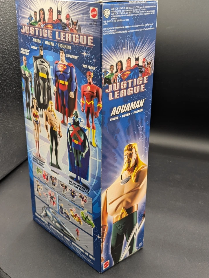 Justice League Aquaman DC Mattel Action Figure 10" NEW in box - Image 3 of 4