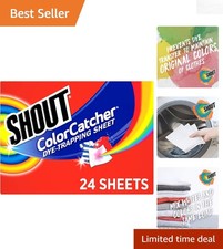 Color Catcher Sheets 24 Count   Prevent Color Runs  Maintain Vibrant Clothes