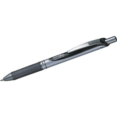 Pentel Energel Rtx Tintenroller einziehbarer Gelstift, schwarze Tinte, Medium