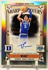 2023-24 Bowman University Chrome - Sharp Shooters Autographs Tyrese Proctor /50
