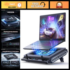 Gaming Laptop Cooling Pad with 3500RPM Fan, Adjustable Speed, Fits 13-17.3" Lapt