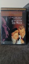 Universal The Man Who Knew Too Much Movie DVD Tall Case Hitchcock Stewart Day