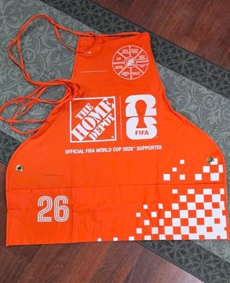 Home Depot FIFA 2026 Apron  Size 2XL  Free Shipping