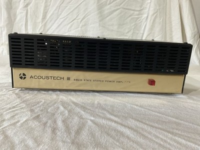 Acoustech III Vintage Solid State Amplifier Tested and Working Great Condition
