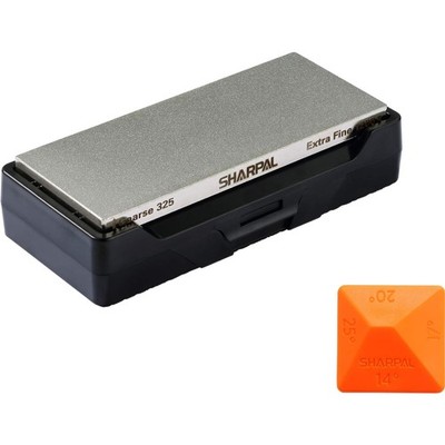 Diamant Schleifstein Set mit Aufbewahrungsbox, Grob/Extra Fein, Messerschärfe...