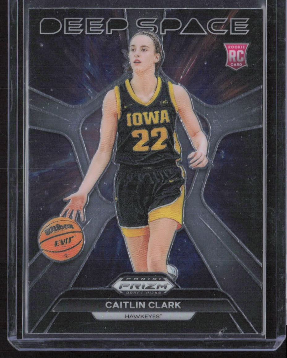 2024 Panini Prizm Draft Picks #8 Caitlin Clark Deep Space
