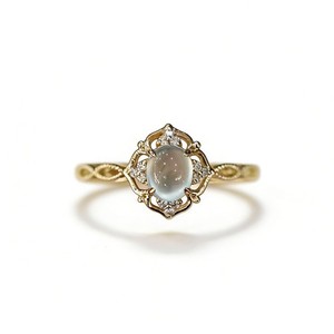 Authentic Moonstone Rings for Adjustable Gold Plated Moon Stone Statement Ring (moonstone)