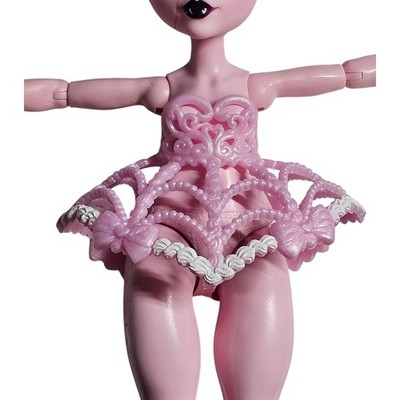 Monster High Scary Sweet 1600 Birthday Draculaura Doll Outfit Pink Dress Cage