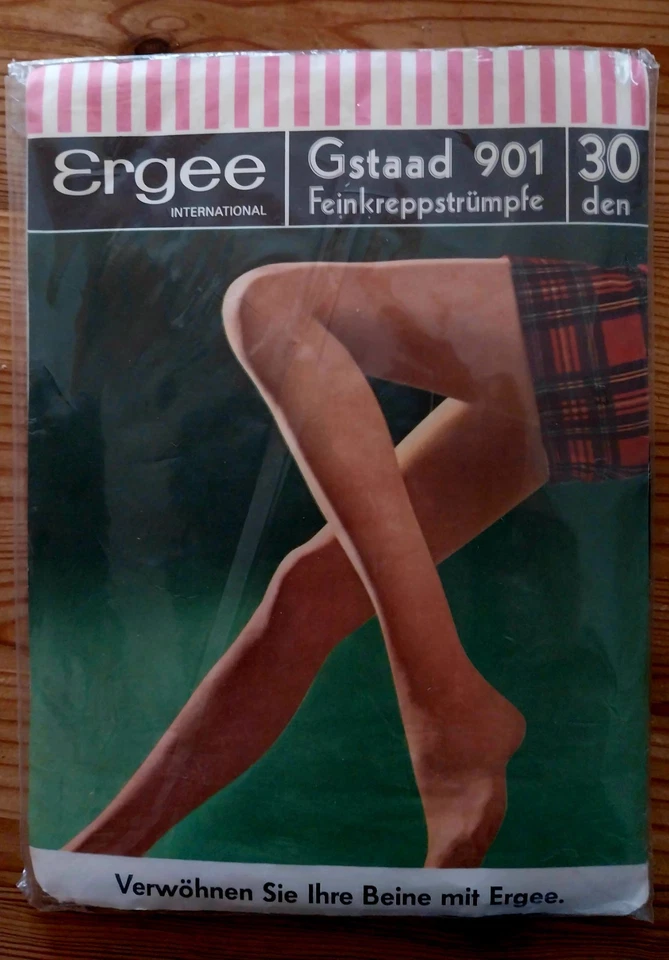 ERGEE Feinkreppstrümpfe 8,5- 9 30DEN NEU/Ovp - Bild 1 von 1