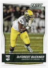 2016 Panini Score Football DeForest Buckner rookie card #398 Oregon Ducks RC. rookie card picture