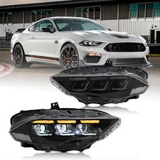 Paar LED Scheinwerfer Set für 2018-2022 Ford Mustang Frontscheinwerfer-Baugruppe