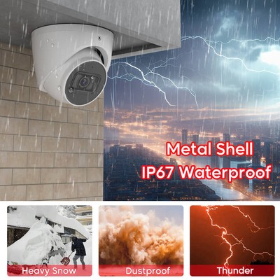 Dahua Wizsense 4K 8MP Starlight IP Camera IPC-HDW2841TM-S oem POE Home Security