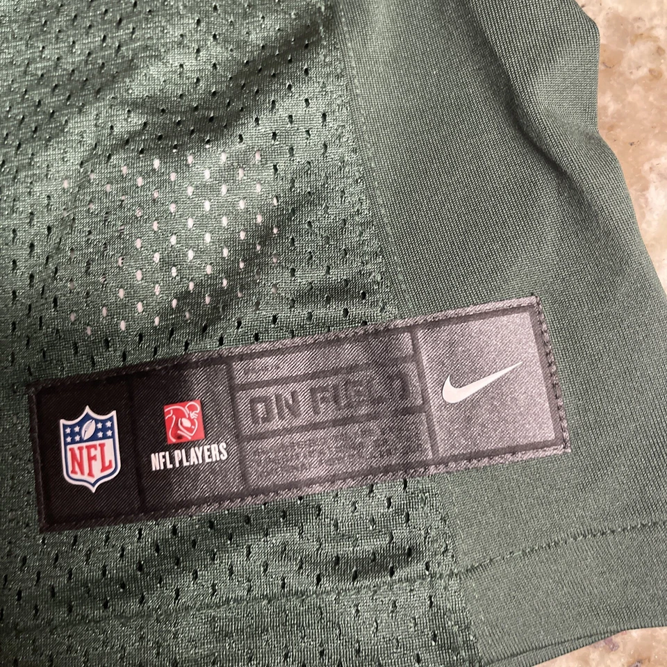 Camiseta de fútbol americano Nike On Field de los Green Bay Packers (#52 Mathews) juvenil mediana y prendedor Foto 4 de 4