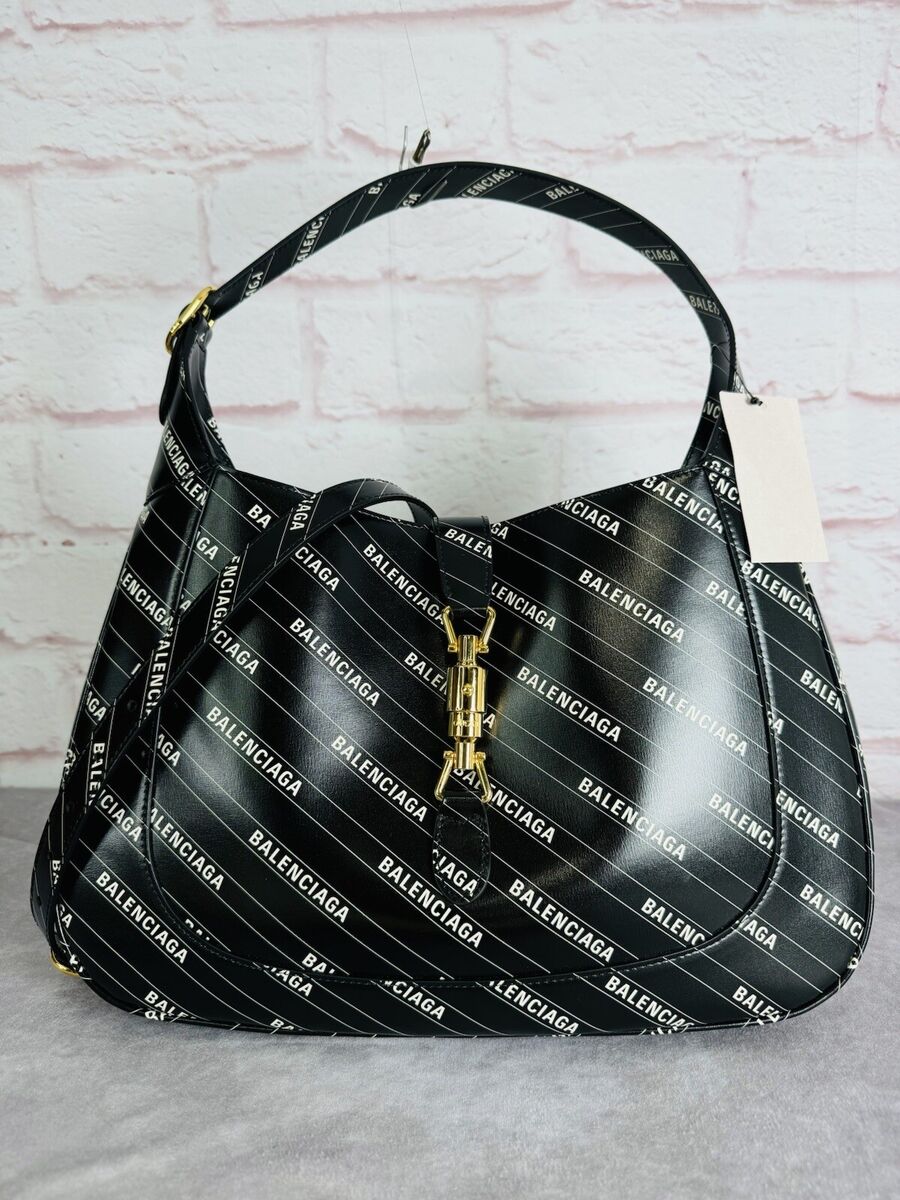 Gucci x Balenciaga Jackie 1961 Clip Black Hobo Bag NWT Gucci x Balenciaga Jackie 1961 Clip Black Hobo Bag NWT