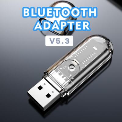 USB Bluetooth 5.3 Wireless Audio Music Stereo Adapter PC Dongle recei G7U0 bh99