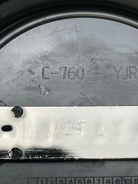 Центральный колпак колеса с короткой защелкой глянцевый черный Center Line C-760 C-760-1 - Изображение 3 из 3