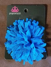 Paparazzi Neon Garden Blue Hair Clip Accessory