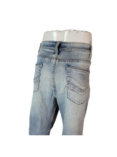 Buckle Stretch Denim Jeans Cotton 