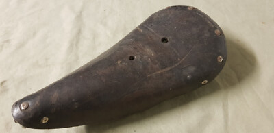 Selle Cuir Pryma Pour Vélo De Course – Occasion – Idéale Pour Restauration Ou Vintage