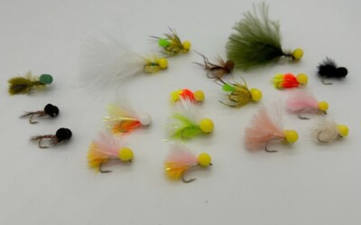 18 x Assorted Boobies - Trout Flies - Fly Fishing