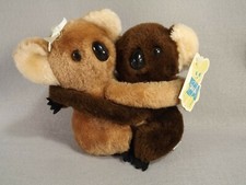 Dakin Kuddles Koala Nature Babies Plush Animals Pair Hugging Hang Tush Tags