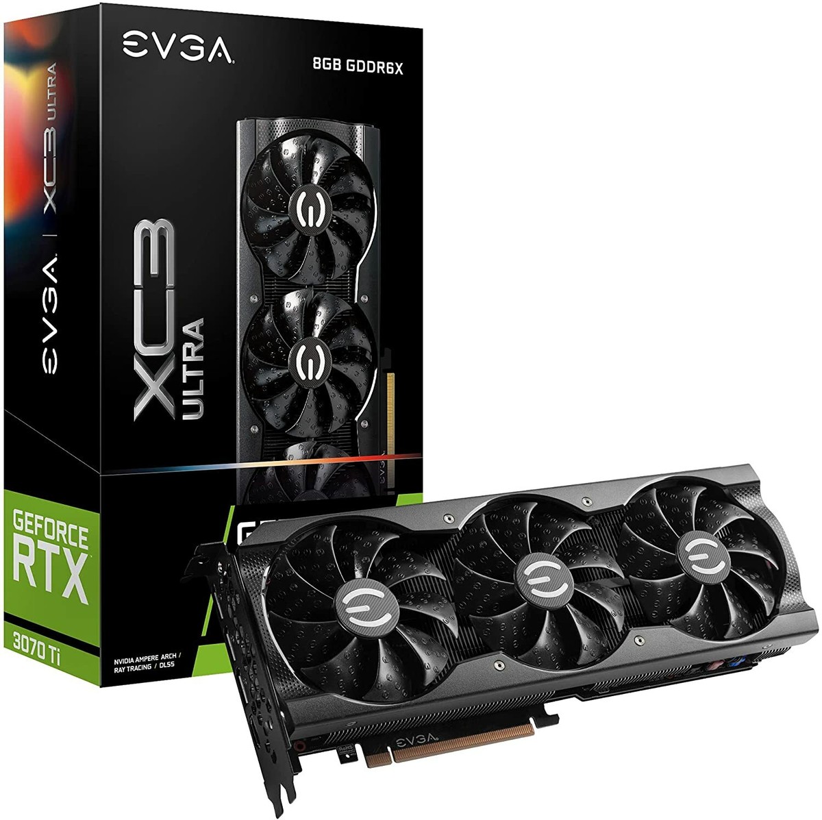 EVGA GeForce RTX 3070 Ti XC3 Ultra Gaming 8GB GDDR6 - 08G-P5 EVGA GeForce RTX 3070 Ti XC3 Ultra Gaming 8GB GDDR6 - 08G-P5