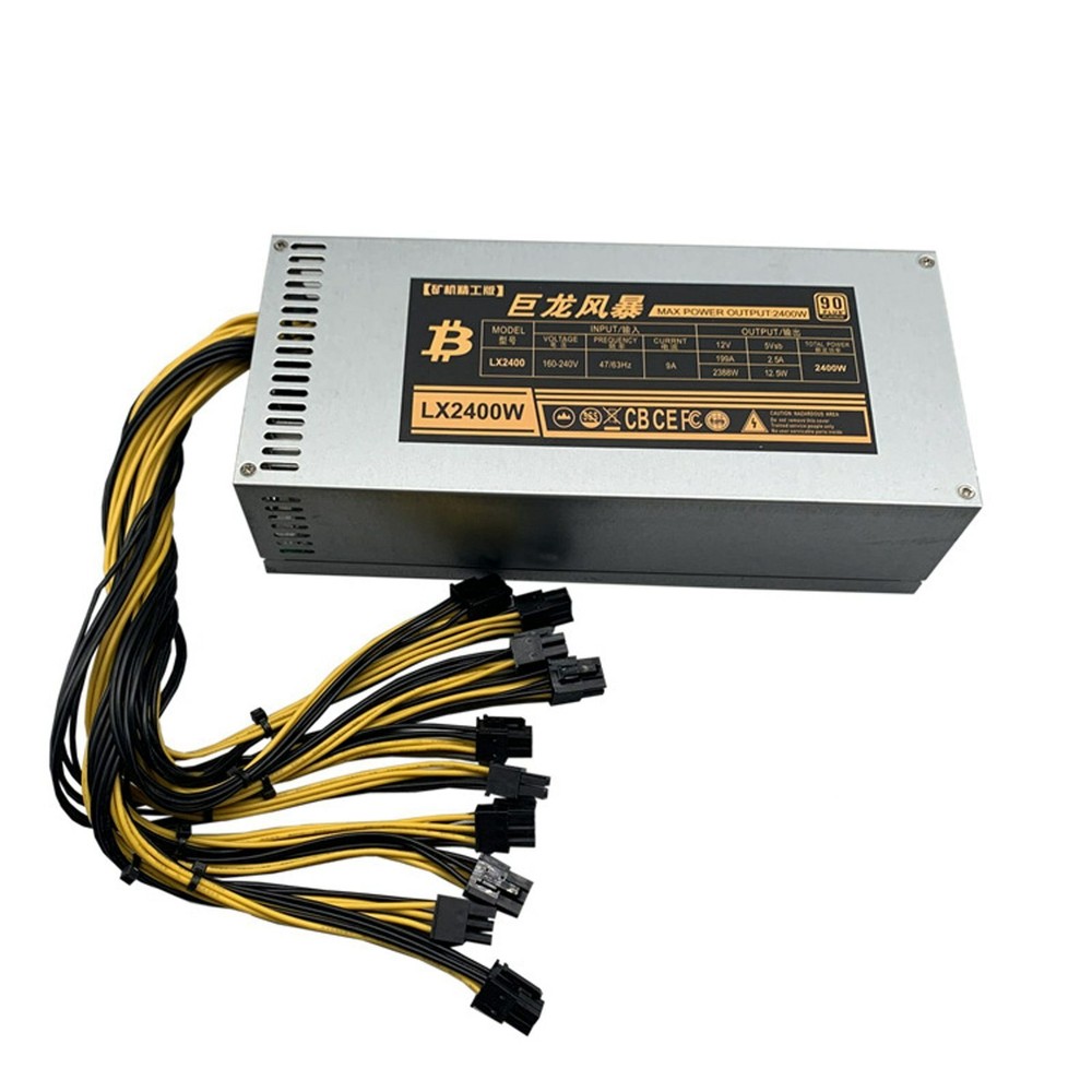 2400W 180-240 V Only Mining PSU Power Supply 1600 Watt Bitcoin Active  Circuit | eBay