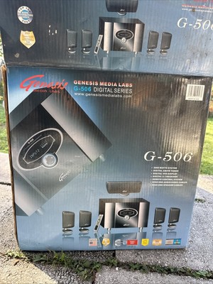 Genesis Media Labs G-506 Digital Series 5.1 Surround Sound 2000 Watts Stereo Sys