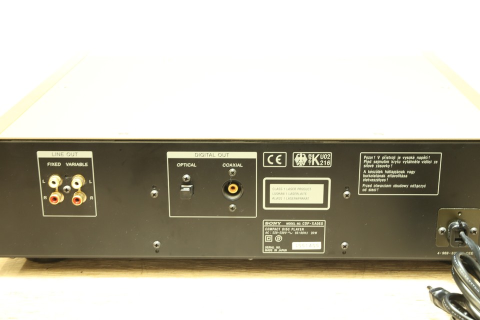 Sony CDPXA5ES HighEnd CDPlayer. Defekt. Not working. eBay