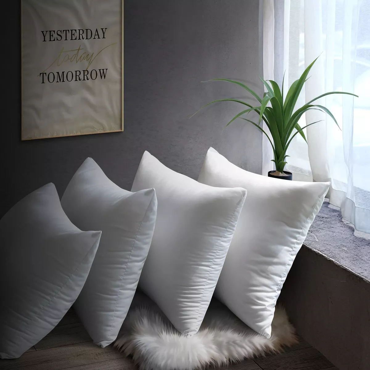 Throw Pillows Insert Bed And Couch Pillows - Indoor Decorative