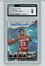 CALVIN MURPHY #/25 AUT0 CGC 9 Mint 2022-23 Panini Hoops Hot Signatures Rockets