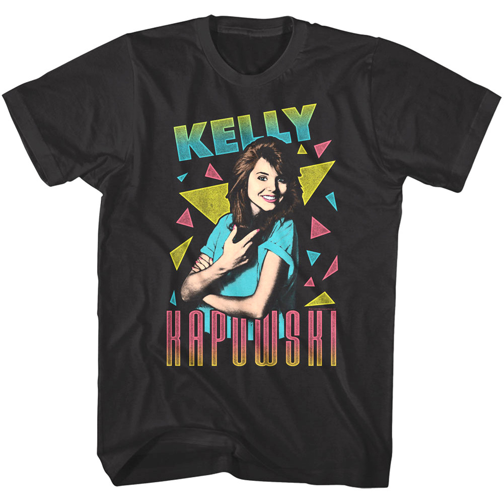Saved by the Bell Kelly Kapowski Triangles Men's T Shirt Tiffani