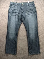 Old Skool Jeans Mens 40 X 33.5 Mid Rise Bootcut Medium Wash Hip Hop Denim