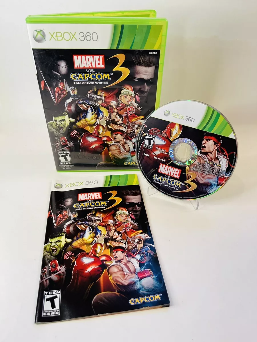 JOGO MARVEL VS CAPCOM 3 FATE OF TWO WORLDS XBOX 360 USADO